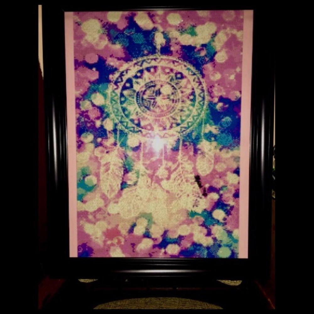 Beautiful Hand-made diamond painting dreamcatcher